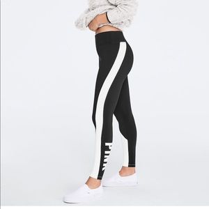 PINK fleece lined cozy leggings